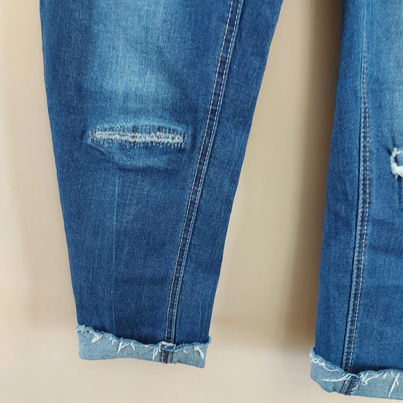 Seven7 midrise ankle skinny stretch jeans - Picture 7 of 11